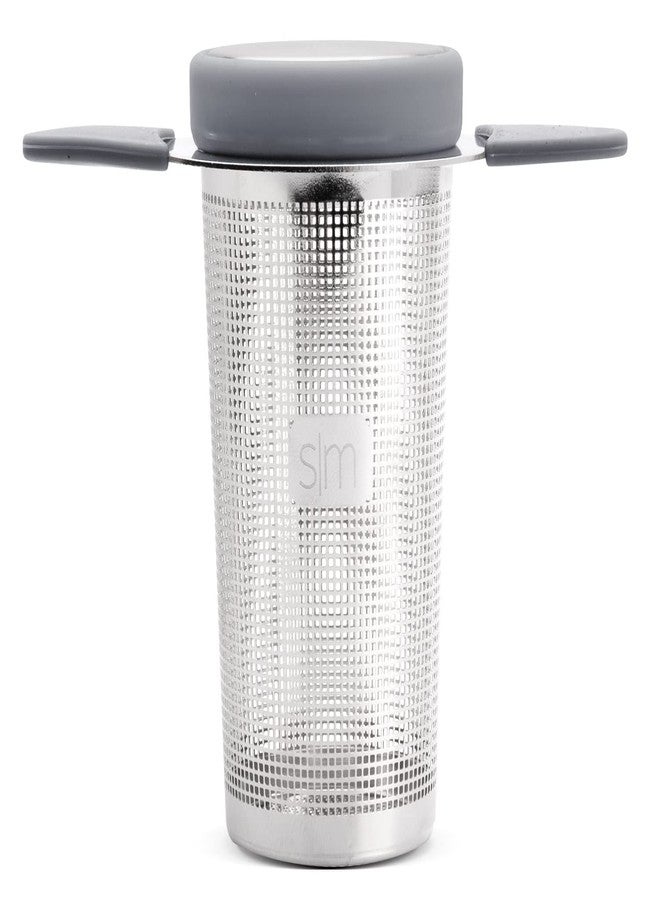 Simple Modern Tea Infuser Reusable Strainer Steeper for Loose Leaf, 18/8 Stainless Steel Mesh, Slate Gray - Image 2