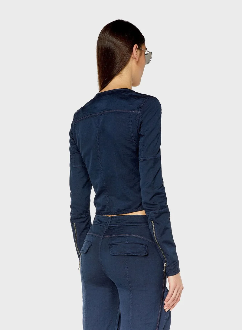 DIESEL Pocket Detail Crop Jacket