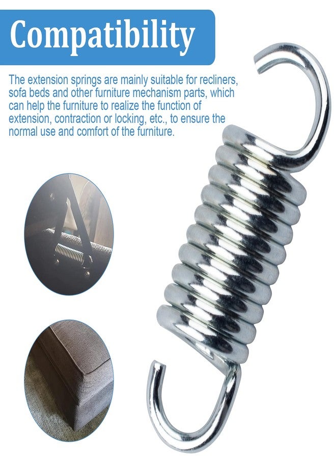 Valorup 2 Inch 10 Turn Extension Springs, Sofa Bed Replacement Parts, Recliner Springs, Replacement Furniture Mechanism Extension Tension Springs, 4-Pack - Image 4
