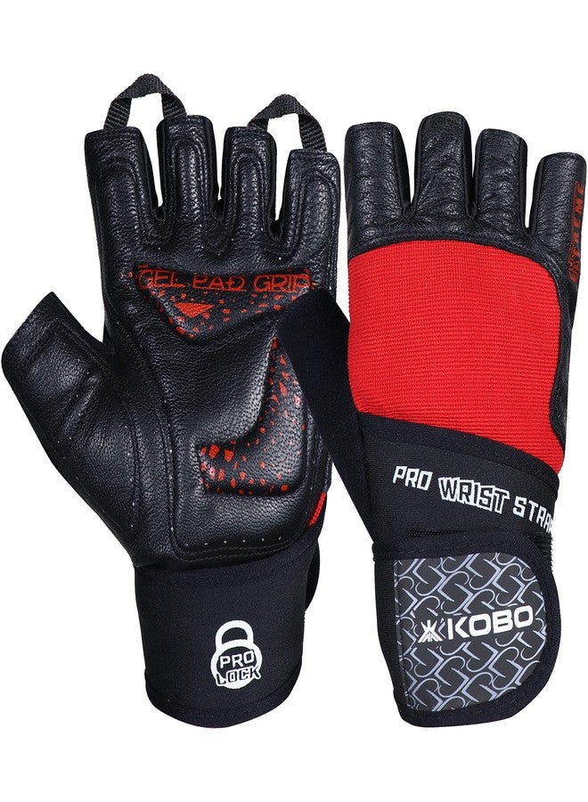 Kobo WTG-56 Gym Gloves with Wrist Support - Image 1