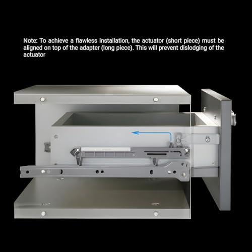 ROK 2-Pack Rok Hardware Soft Close for Wood Drawers/Soft Close Drawer Adapter/Add-On/Retrofit (White), SCD104W - Image 3