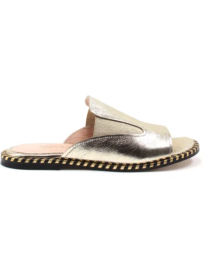 فاست ستيب Leather Women's Flat Slippers 888ZA246