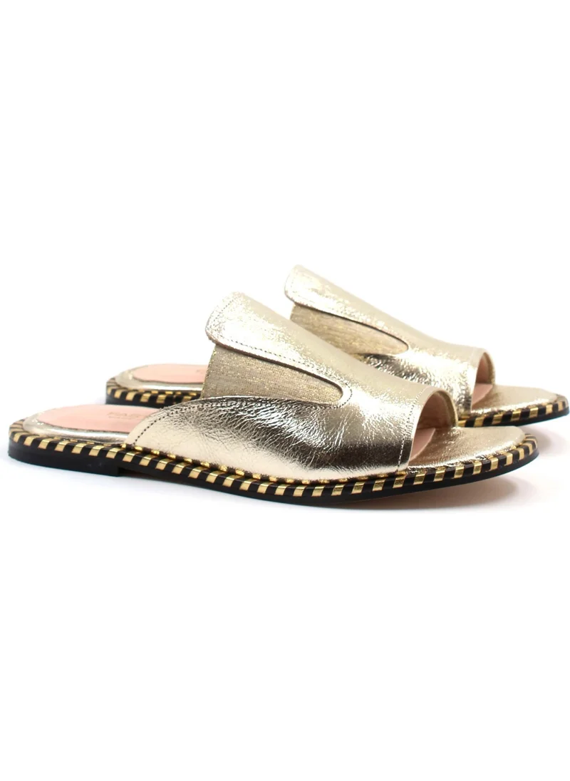 Fast Step Leather Women's Flat Slippers 888ZA246