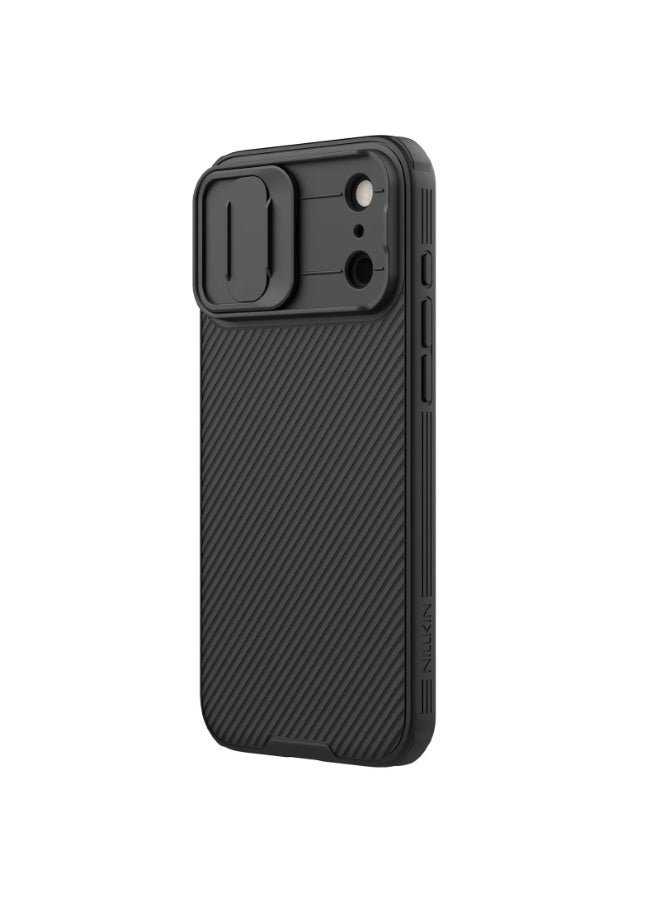 عام غطاء آيفون 17 برو ماكس 6.9 بوصة مع غطاء منزلق للكاميرا، [متوافق مع ماج سيف] من قماش توييل PC وTPU، غلاف مزدوج الحماية للعدسة ضد الصدمات. - Image 4