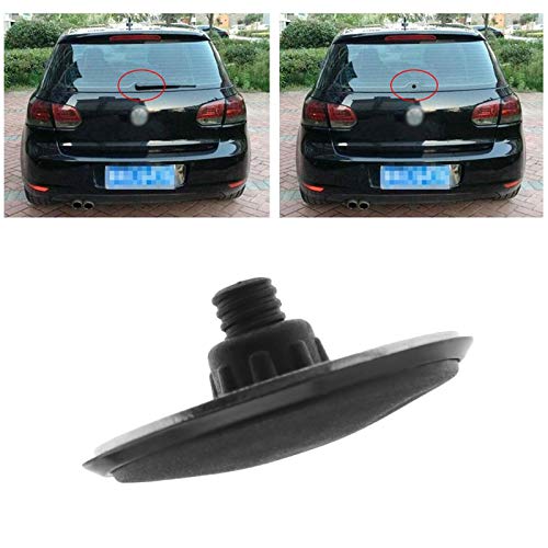 SING F LTD Rear Wiper Delete Kit - Waterproof Block Off Plug Cap for Tailgate Wiper Arm ABS Black 37mm - Image 4