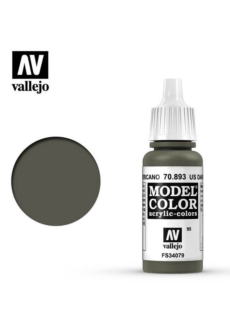 Vallejo Vallejo Model Color 893-17ml Us Dark Green