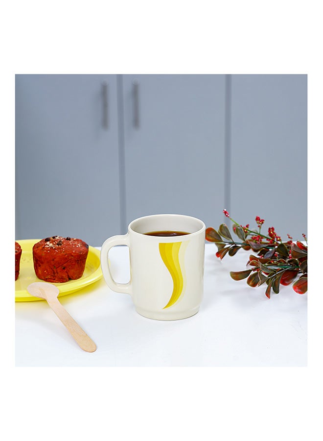 Royalford Super Rays Handle Cup White/Yellow - Image 3