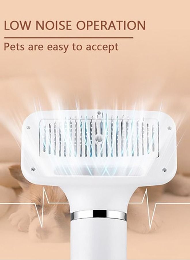 XiuWoo Pet Hair Dryer 2 in 1 Pet Grooming Hair Dryer with Slicker Brush Home Hair Dryer with Adjustable 3 Temperatures Settings for Small and Medium Dogs and Cats - Image 2