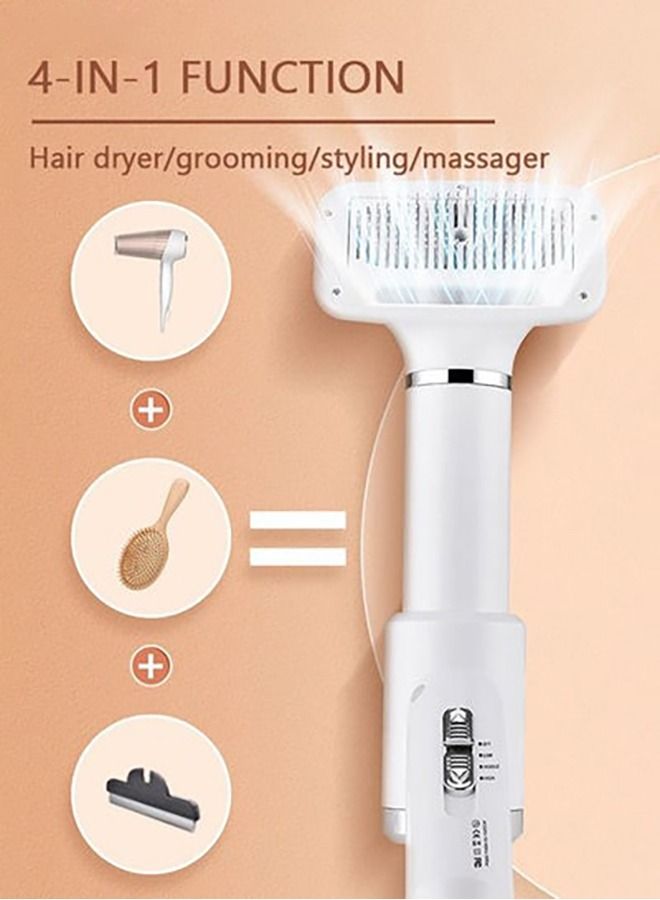 XiuWoo Pet Hair Dryer 2 in 1 Pet Grooming Hair Dryer with Slicker Brush Home Hair Dryer with Adjustable 3 Temperatures Settings for Small and Medium Dogs and Cats - Image 5