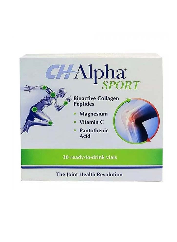 Ch-Alpha - Sport Bioactive Collagen 30 Ready Drink Vials - Image 1