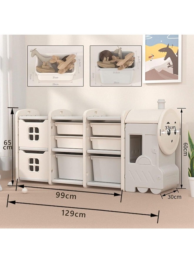 Beauenty Children Deluxe Toy Storage Organizer, Kids Storage Bins Toy Boxes, Children's Toy Storage Rack, Toddler Storage Organizer, Toy Box Organizer  - Image 2