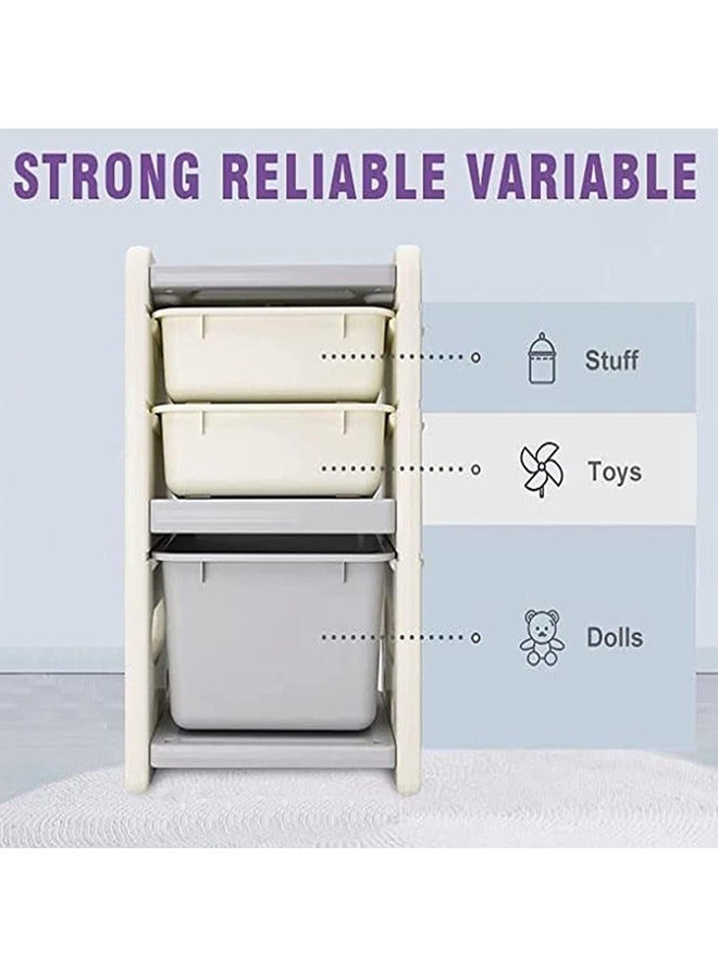 Beauenty Children Deluxe Toy Storage Organizer, Kids Storage Bins Toy Boxes, Children's Toy Storage Rack, Toddler Storage Organizer, Toy Box Organizer  - Image 5