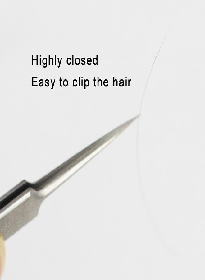 MUZE Professional Facial Milia Removal and Whitehead Pointed Tweezers - Precision Sharp Needle Nose Tool for Blackhead ,Pimple Popper & Fat Particles Remover - Zit and Pimple Acne Removal - Image 5