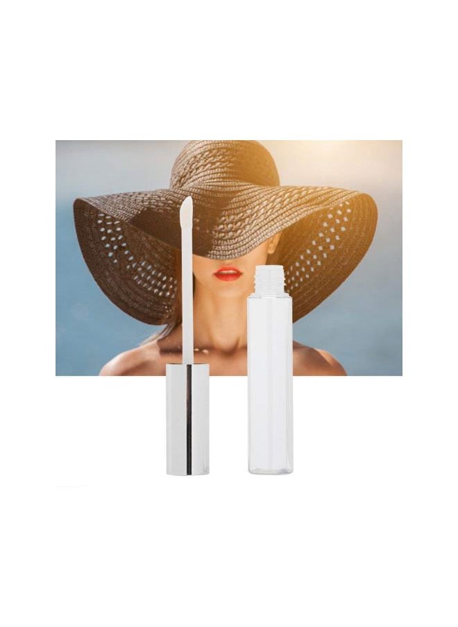 50pcs 10ml Empty Lip Gloss Tubes Containers, Refillable Lip Gloss Bottle DIY Empty Lip Oil Tube Container Makeup Tool for Lip Gloss Balm Cosmetic