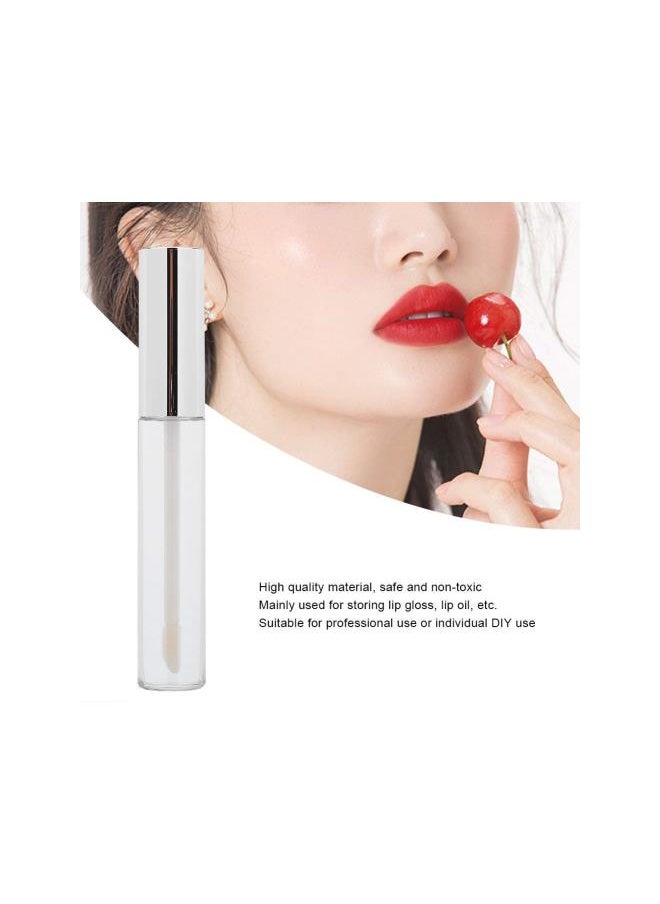 50pcs 10ml Empty Lip Gloss Tubes Containers, Refillable Lip Gloss Bottle DIY Empty Lip Oil Tube Container Makeup Tool for Lip Gloss Balm Cosmetic