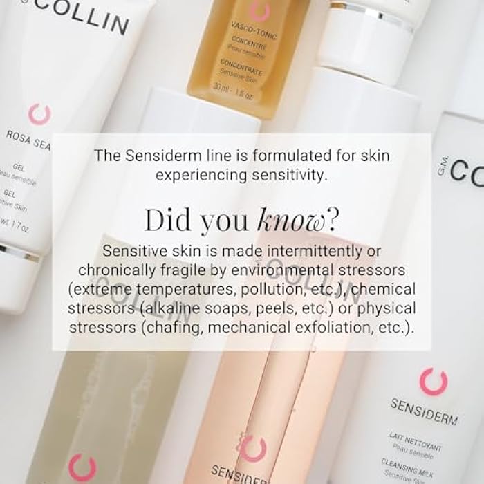 G.M. COLLIN Sensiderm Cream | Daily Face Moisturizer for Sensitive Skin | Hydrating Lotion to Help Reduce the Appearance of Redness - Image 5