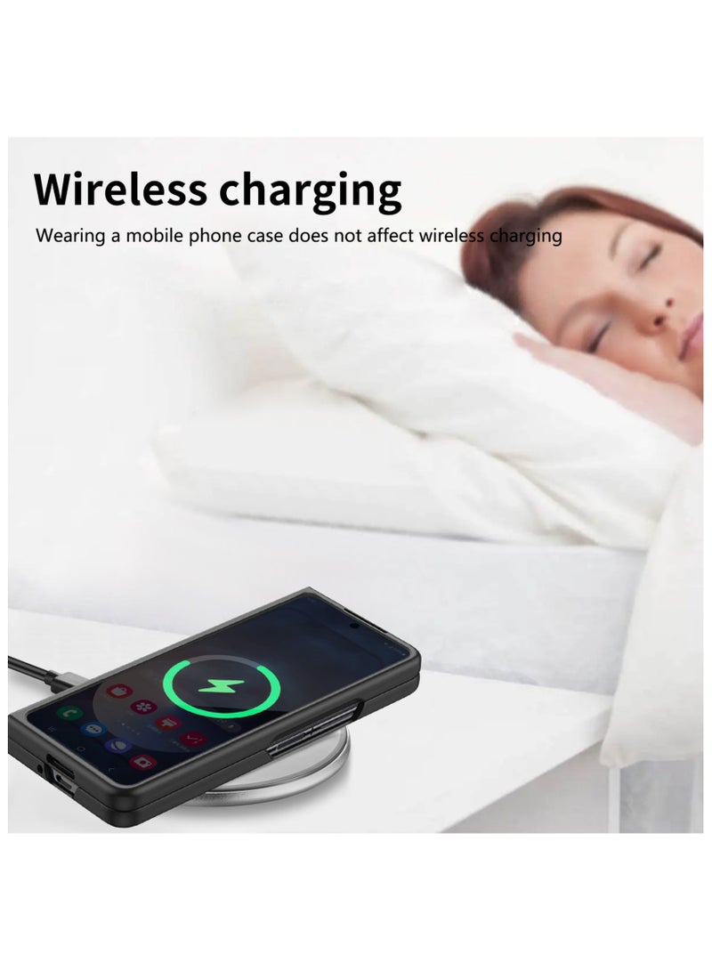 general Magnetic Case Compatible with Honor Magic V5 2025 Support Wireless Charging Full Package Anti-drop  Anti-fingerprint Protective Cover for Honor Magic V5 - Image 5