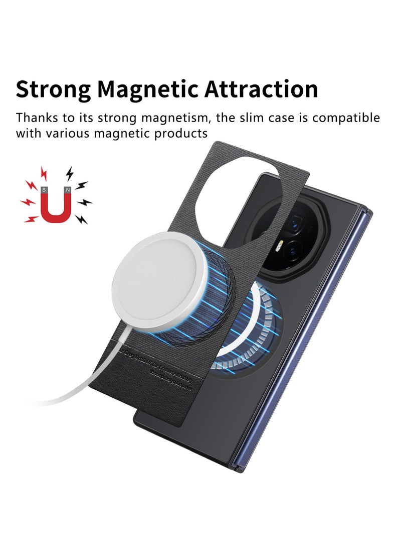 general Magnetic Case Compatible with Honor Magic V5 2025 Support Wireless Charging Full Package Anti-drop  Anti-fingerprint Protective Cover for Honor Magic V5 - Image 2