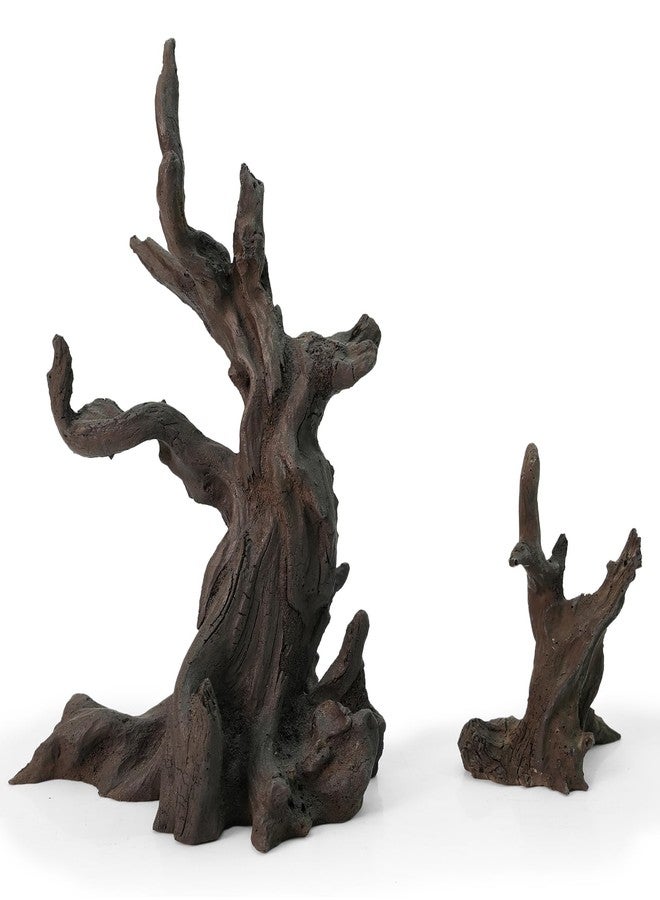 FZONE Resin Aquarium Driftwood, Aquarium Tree Decoration for Nano Aquascaping and Hardscape - Image 1