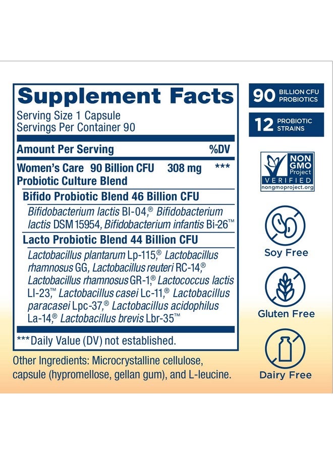 Renew Life رينيوا لايف أولتيميت فلورا رعاية النساء بروبيوتيك، 25 مليار وحدة تشكيل مستعمرة، 90 كبسولة (قد يختلف التعبئة) - Image 2