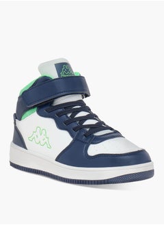 Kappa Boys' Logo Detail Sports Shoes with Hook and loop Closure  - Image 1