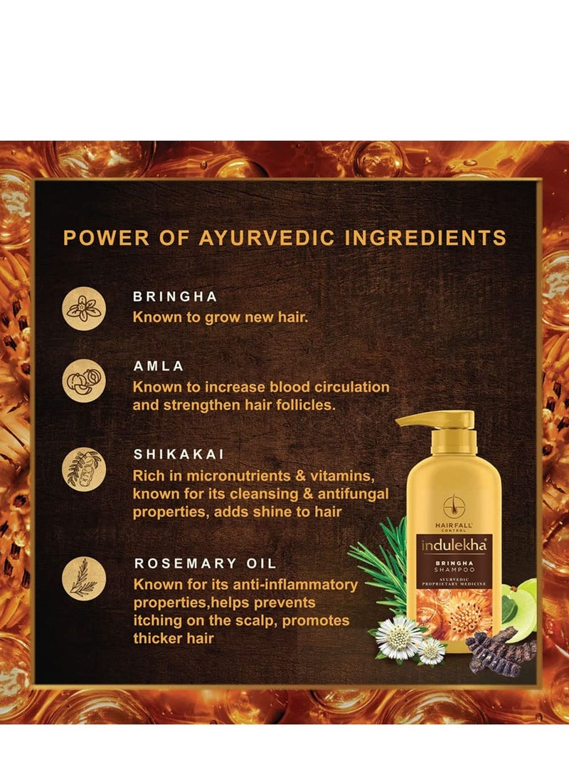 إندوليكا شامبو ندوليكا برينجا 1 لتر || دواء أيورفيدي خاص لتساقط الشعر || 1 لتر - Image 3