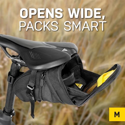 Topeak TC2261B Aero Wedge Pack with Strap Mount, Medium, black - Image 3