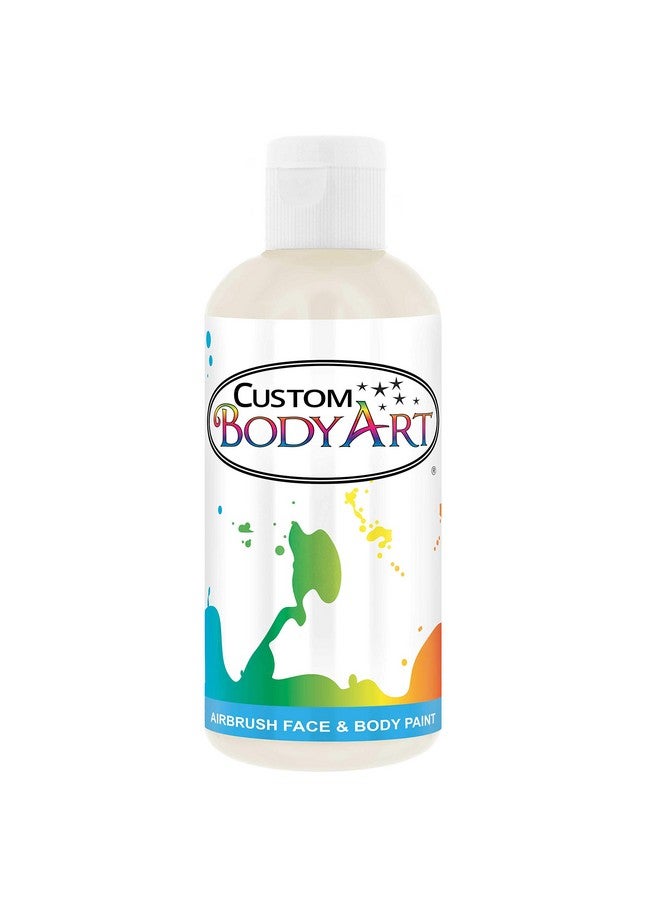 Custom Body Art Custom Body Art 8-ounce White Water Based Airbrush Body Art & Face Paint - Image 1