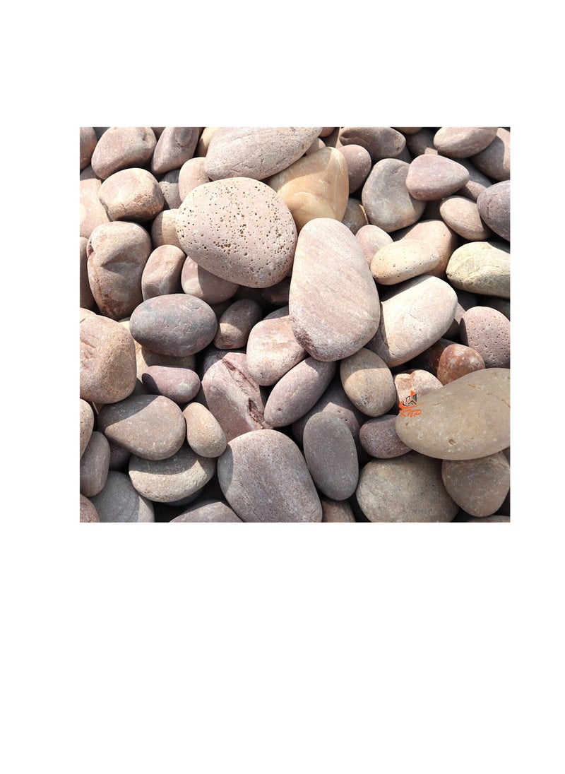 KNP - Red River stone Natural Garden Material 3-5 cm 5 kg - Image 1