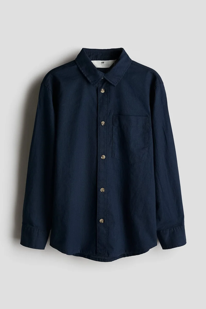 H&M Linen-blend shirt