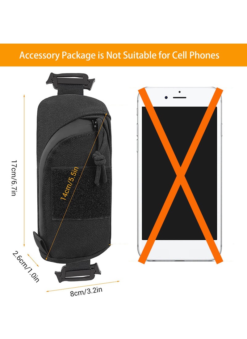 Excefore - Backpack Shoulder Strap Accessory Pouch, Tactical Accessories Bag Multifunctional EDC Tool Pockets for Belt, Compact Phone Pouchs for Outdoor Sport - Image 1