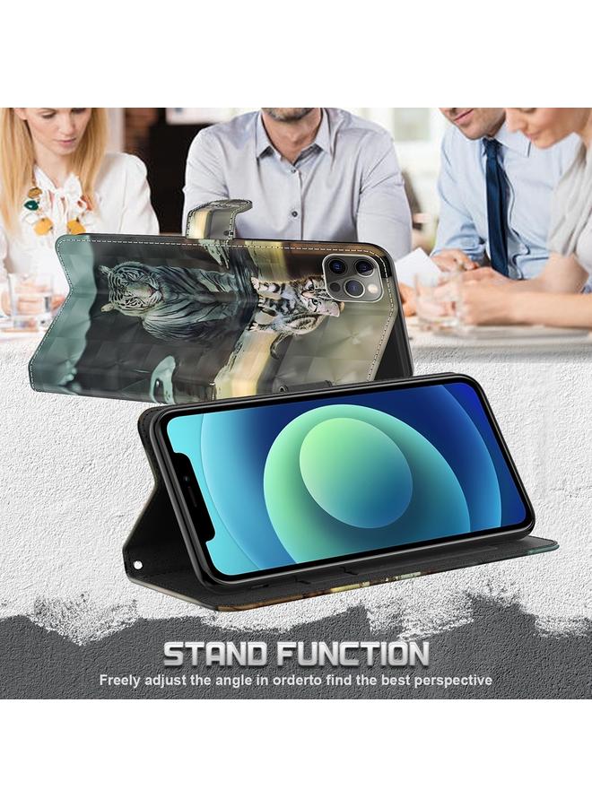 S-TOP Case For Motorola Moto G54 3D Painting Pattern Flip Leather Phone Case - Image 5