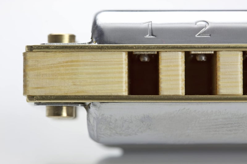 Hohner هونهير أكورديونز هونهير هارمونيكا M2009BX مارين باند كروس أوفر هارمونيكا، مفتاح A، فولاذ مقاوم للصدأ (M2009BX-A) - Image 2