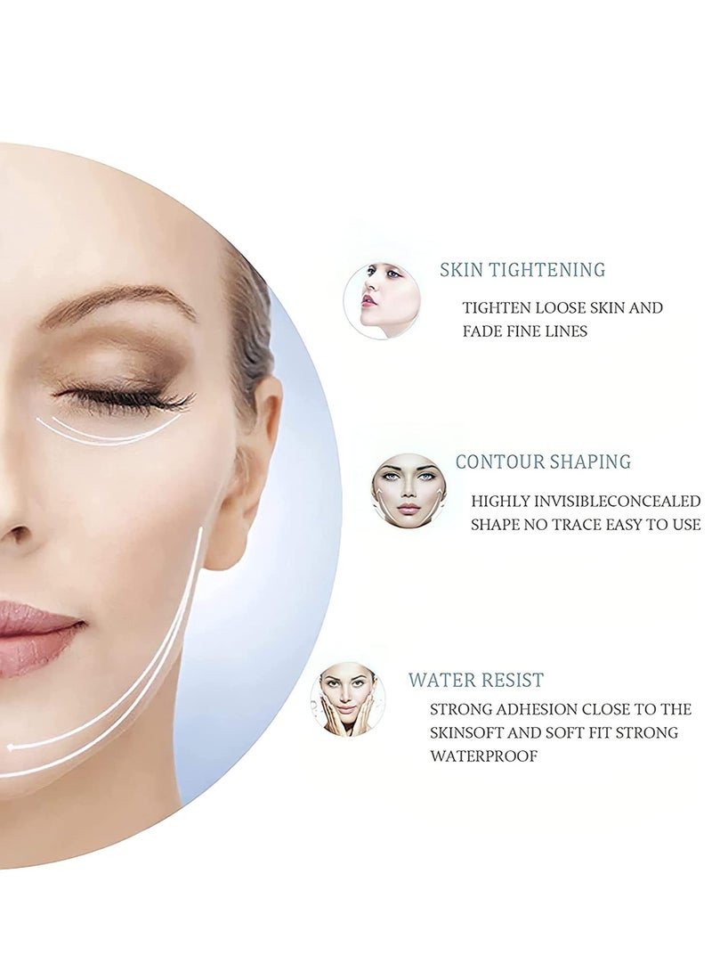 Face Lift Tapes, Lifting Patch Invisible V-line Face lift ,Double Chin Lift，Lifting Ropes for Women Girls。 - Image 2