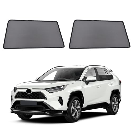 KOCZIL Car Window Shades for 2019-2024 RAV4 Accessories - Rear Side Window Shade for Baby, Breathable Mesh Car Privacy Window Covers, UV Protection and Heat Insulation for Road Trips, Napping, Camping - Image 1