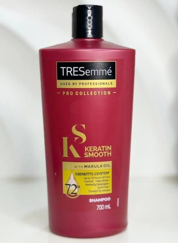 TRESemmé Keratin Smooth Shampoo with Marula Oil And Pro Collection 700 ml