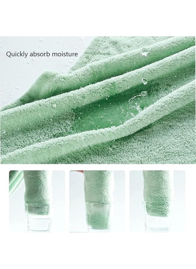 Baby Bath Towel with Hood 0-8 Years, Super Soft and Super Absorbent Bath Towel Gift for Toddlers, 140x80cm (Mint Green)