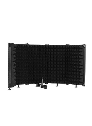 Microphone Isolation Shield Portable Tabletop Sound Absorbing Foam Reflection Filter Mic Soundproof Shield with 3/8-inch Female to 5/8-inch Male Screw Adapter - pzsku/Z9ADB0AB95760A9FAA125Z/45/_/1690534917/42d4ae3b-75a8-4b7e-841c-a91fdf834c7c