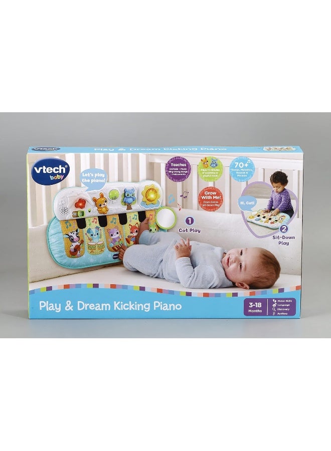 Play & Dream Kicking Piano | Interactive And Developmental Baby Toy With Sounds And Music | Suitable For Ages 3 - 18 Months, English Version