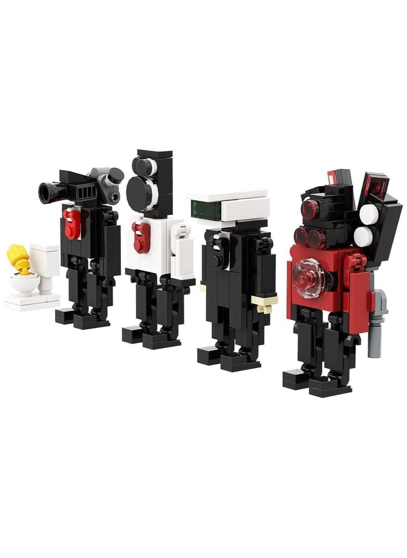 Gerenic - 5PCS Skibidi Toilet Building Set (240 Pcs) - Image 1