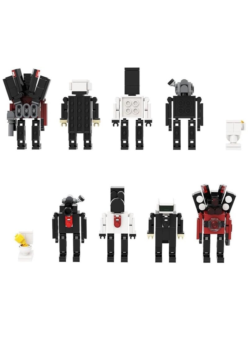 Gerenic - 5PCS Skibidi Toilet Building Set (240 Pcs) - Image 1
