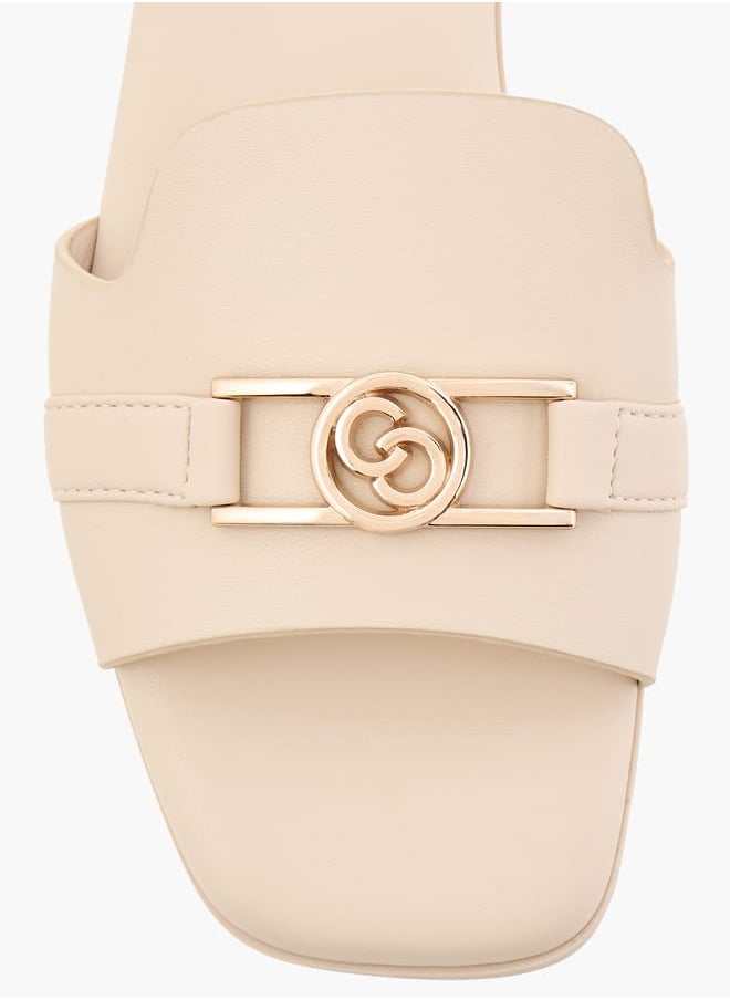 Celeste Women's Logo Accent Slip-On Sandals  - Image 3