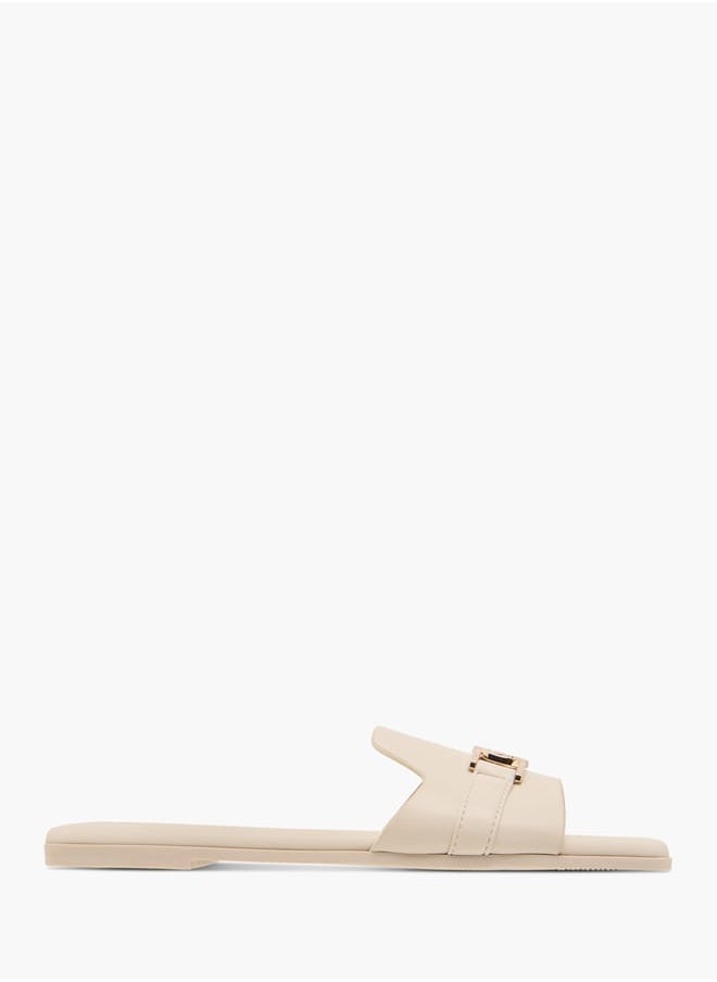 Celeste Women's Logo Accent Slip-On Sandals  - Image 2