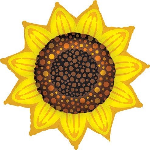 Betallic Sunflower 42 Inch Mylar Balloon - Image 5