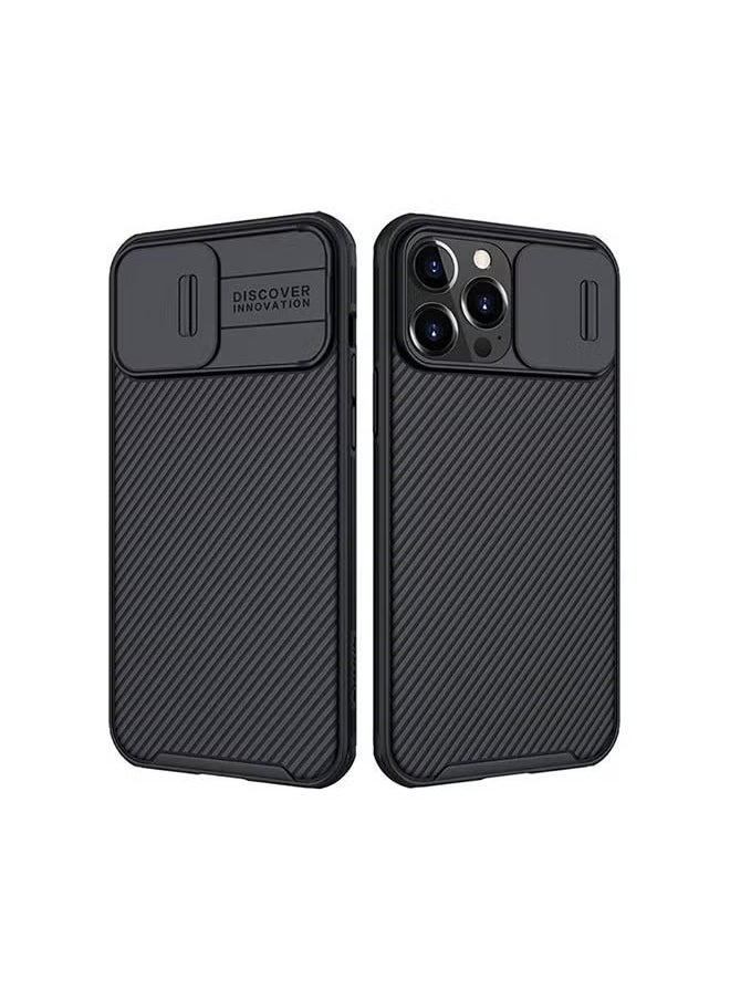 Nillkin Case for iPhone 13 Pro Max nillkin CamShield case Protective Cover with Camera Protector Hard PC Ultra Thin Anti-Scratch Phone Case For iPhone 13 Pro Max- Black  - Image 1
