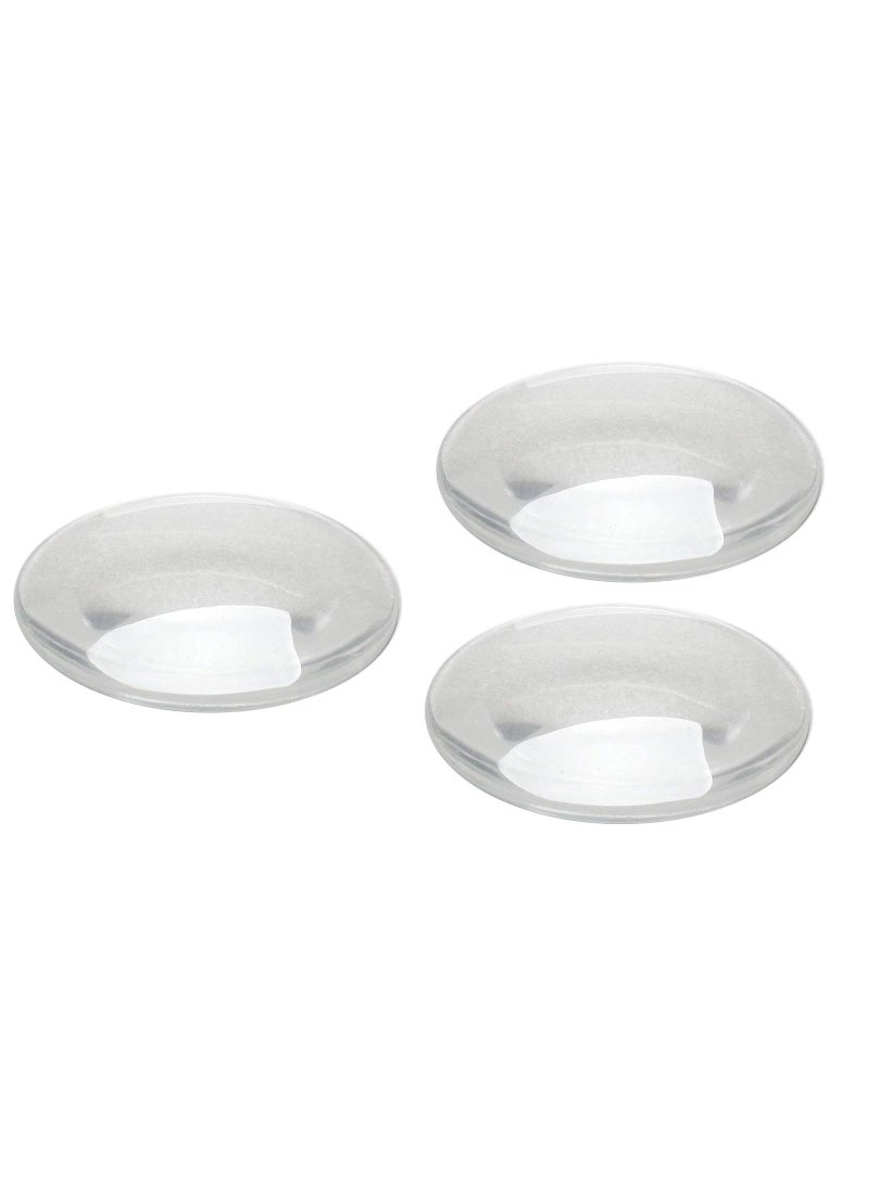 Dophee Glass Cabochons Dome Tiles 10PCS 50mm Clear Round Flat Back Dome Cabochons Set for DIY Craft Photo Charms Cameo Pendants Rings Necklace and Jewelry Making 