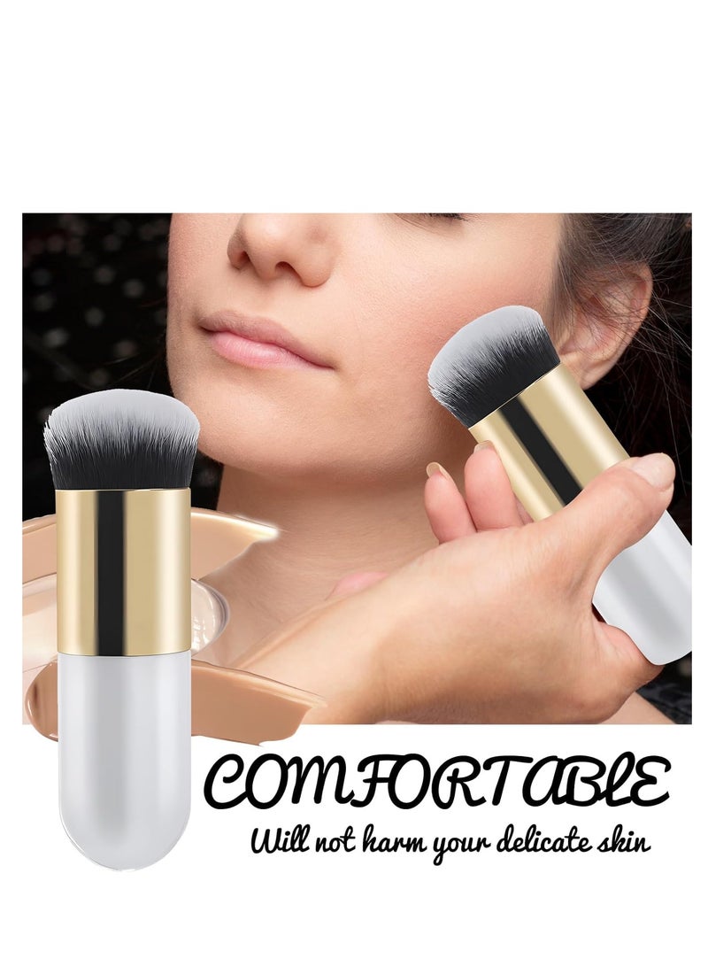 Shein Professional Makeup Brush – Face Powder, Foundation & Blush Brush 1 Pc ( Multi Colors ) - Image 4