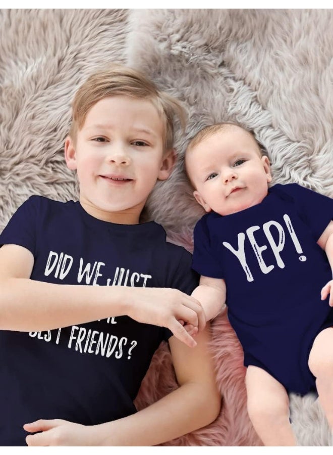 Tstars Tstars Big Brother Sister Shirt Little Sis Bro Outfit Sibling Matching Outfits Set  - Image 2