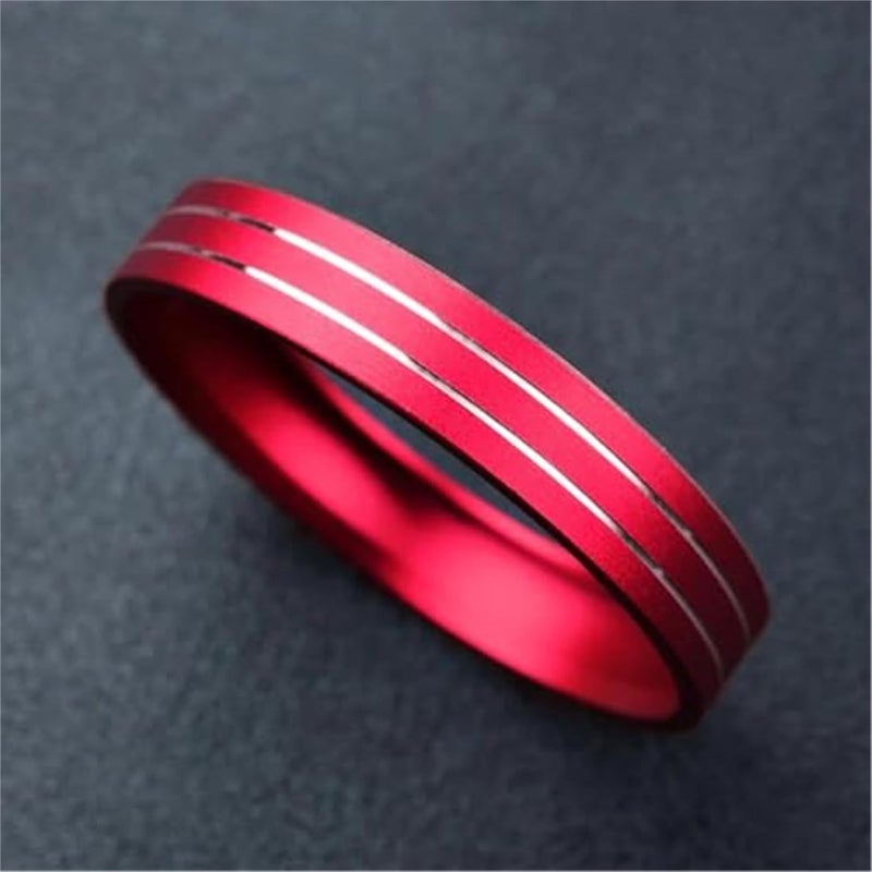 Vuzmode Red Aluminum Button Cover for Hyundai Tucson - Image 1