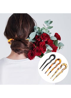 minkissy minkissy French Hair Pin for Buns U Shaped 3pcs Hair Forks French Hair Pins Vintage Hair Bun Sticks Chignon Pin Women Updo Hair Accessories  - Image 4